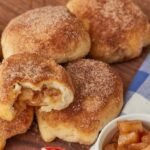 Easy Apple Cider-Filled Hawaiian Roll Donuts