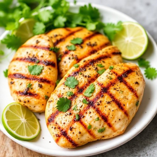 Grilled Cilantro Lime Chicken for Diet