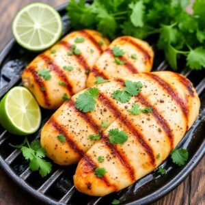 Grilled Cilantro Lime Chicken for Diet