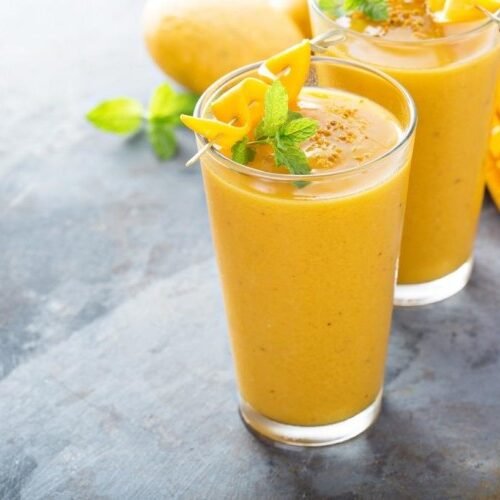 Mango Smoothie with Orange Juice