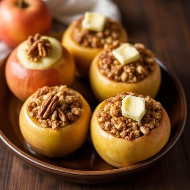 Baked Apples Stuffed with Walnuts