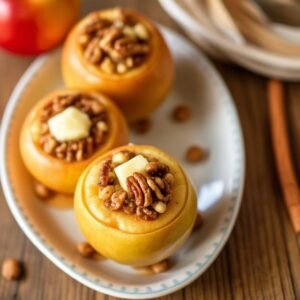 Baked Apples Stuffed with Walnuts