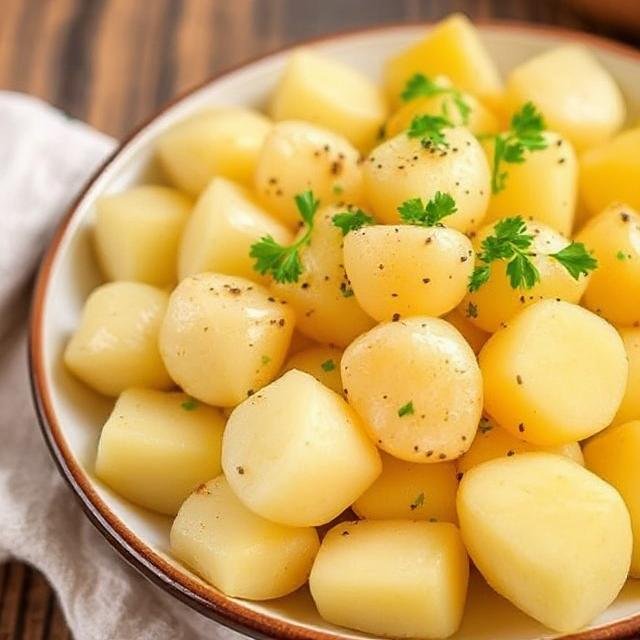 Boiled Potatoes for a Diet