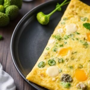 Broccoli and Feta Omelette
