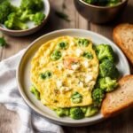 Broccoli and Feta Omelette for Diet