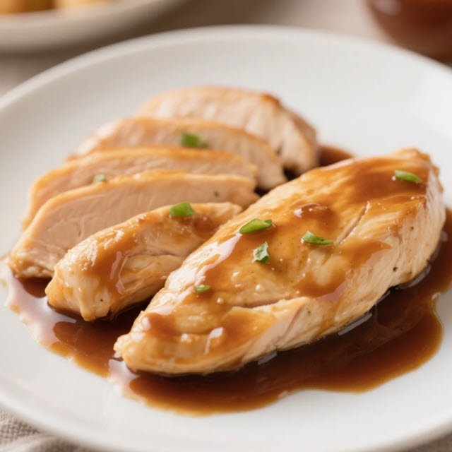 Chicken Breast with Brown Sauce