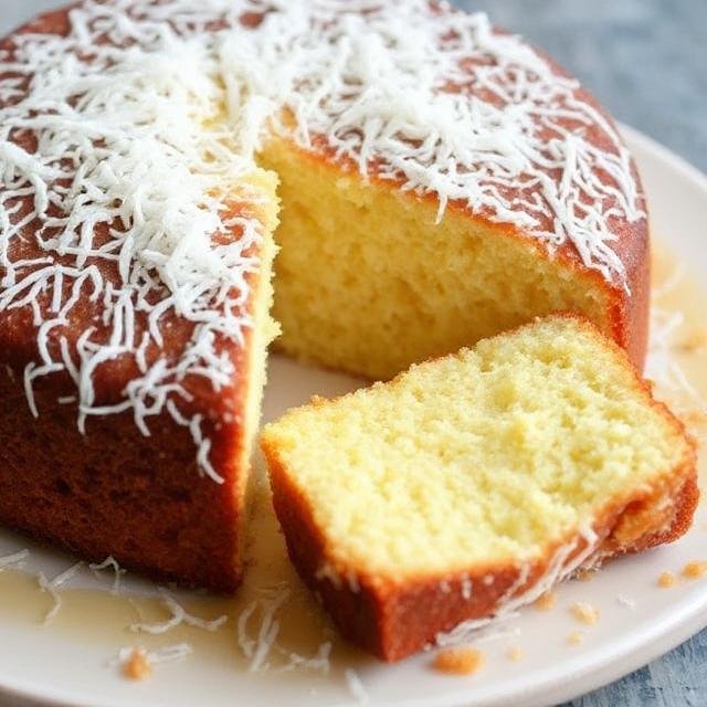 Coconut Semolina Cake
