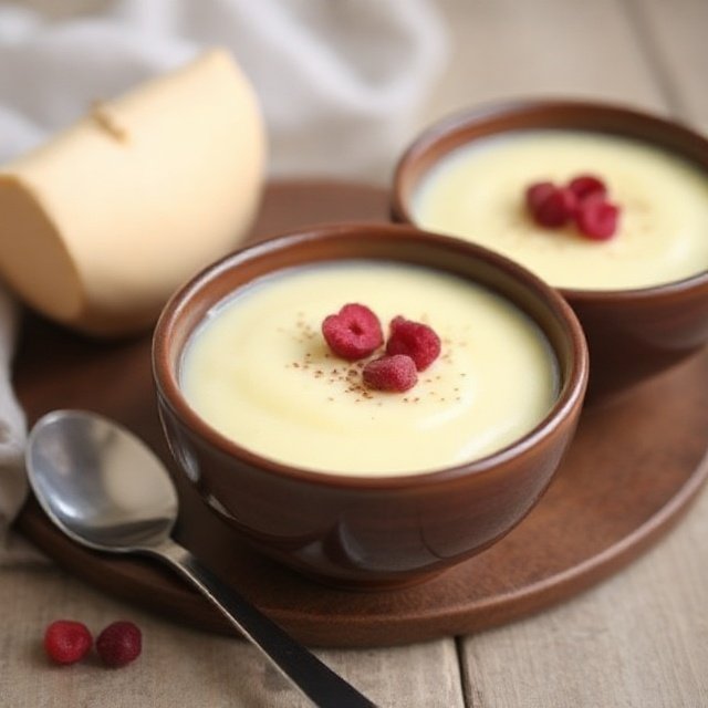 Cold Semolina Milk Pudding