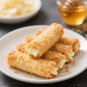 Diet Kunafa Fingers with Cheese