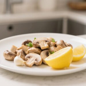 Garlic Lemon Mushrooms