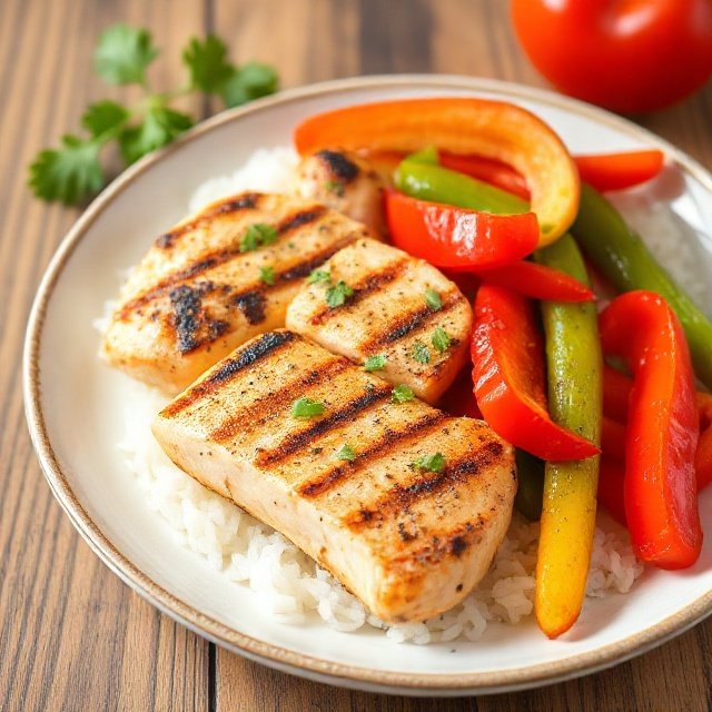 Grilled Chicken with Vegetables