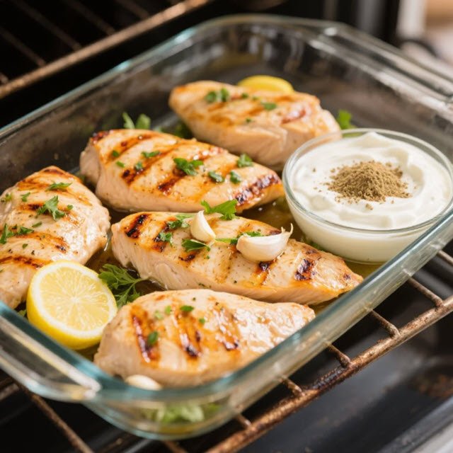 Grilled Skinless Chicken Fillets