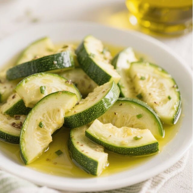 Healthy Zucchini with Olive Oil