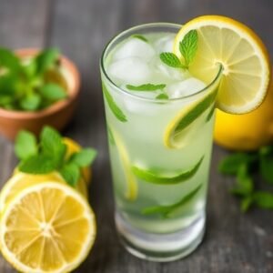 Iced Lemon Mint Juice