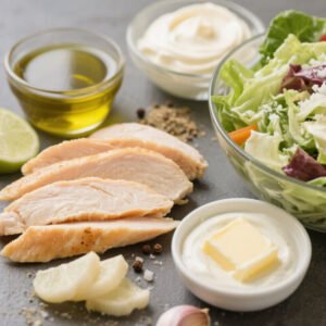 Keto Chicken Caesar Salad