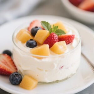 Keto Chilled Cream Dessert