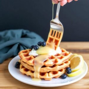 Keto Lemon Waffles