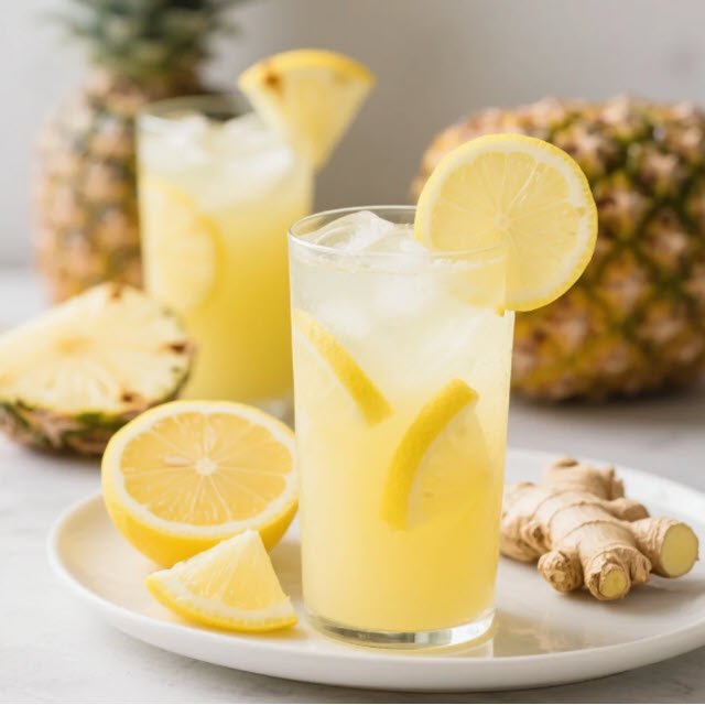 Lemon and Pineapple Ginger Detox