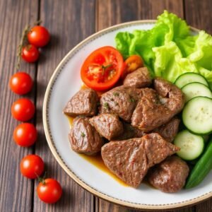 Liver with Vegetables