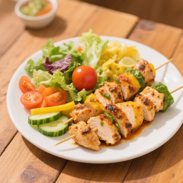 Marinated Diet Chicken Shish Tawook