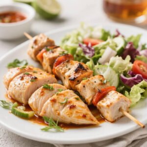 Marinated Diet Chicken Shish Tawook