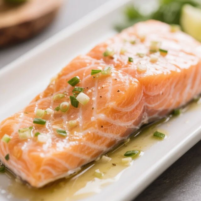 Marinated Salmon for Diet