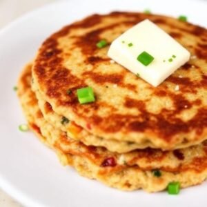 Oatmeal & Veggie Pancakes