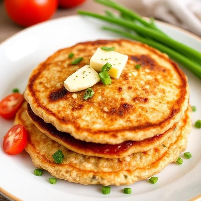 Oatmeal & Veggie Pancakes