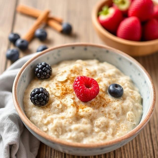 Oatmeal with Milk for a Diet