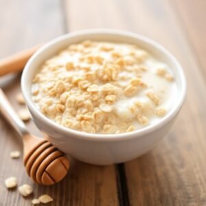 Oatmeal with Milk for a Diet