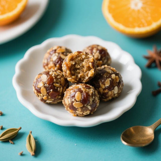 Orange and Cardamom Energy Balls