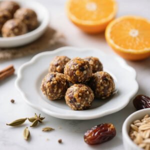 Orange and Cardamom Energy Balls