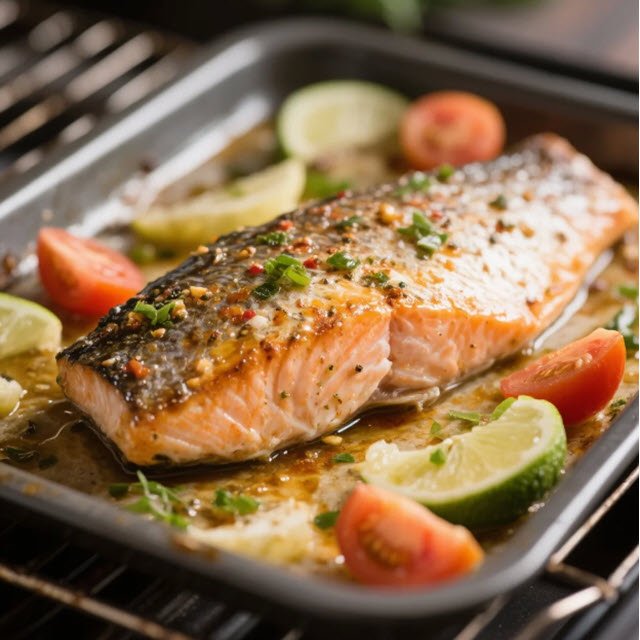 Oven-Baked Marinated Fish for Diet