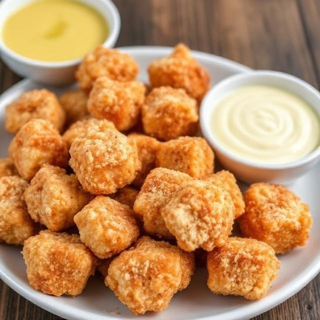 Oven-Baked Popcorn Chicken