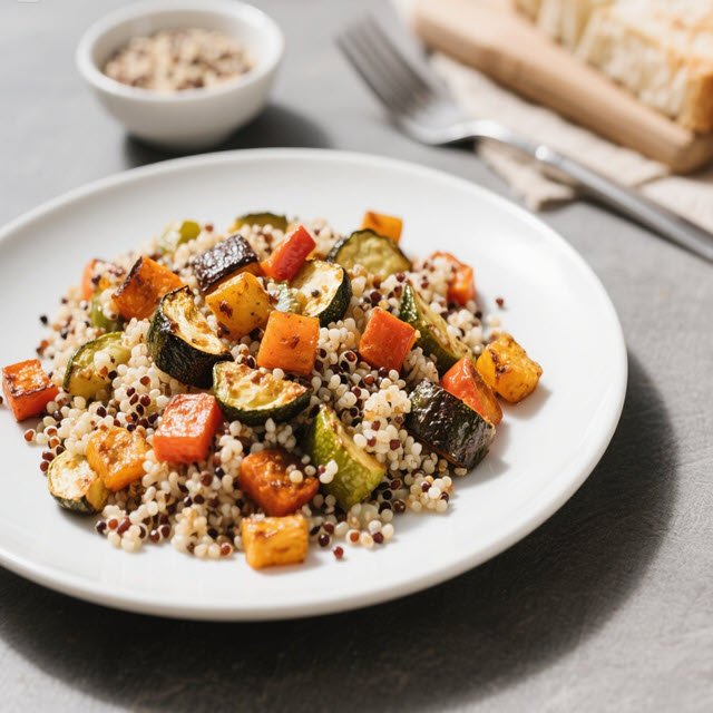 Quinoa with Roasted Vegetables