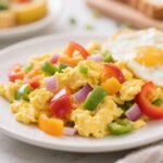 Scrambled Eggs with Veggies and Bell Peppers
