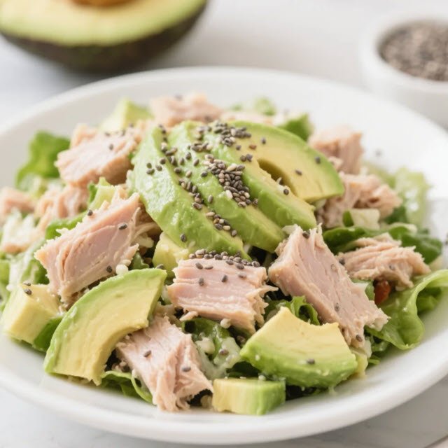 Tuna Salad with Chia Seeds and Avocado