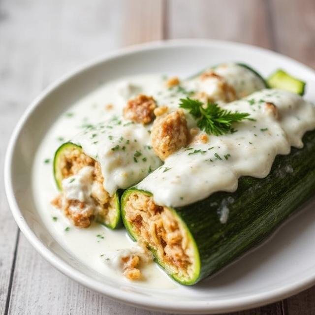 Zucchini in Yogurt Sauce