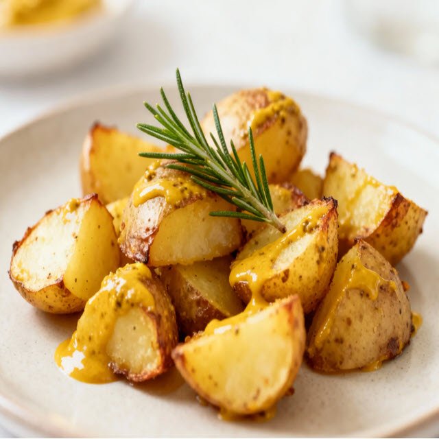 Mustard Roasted Potatoes